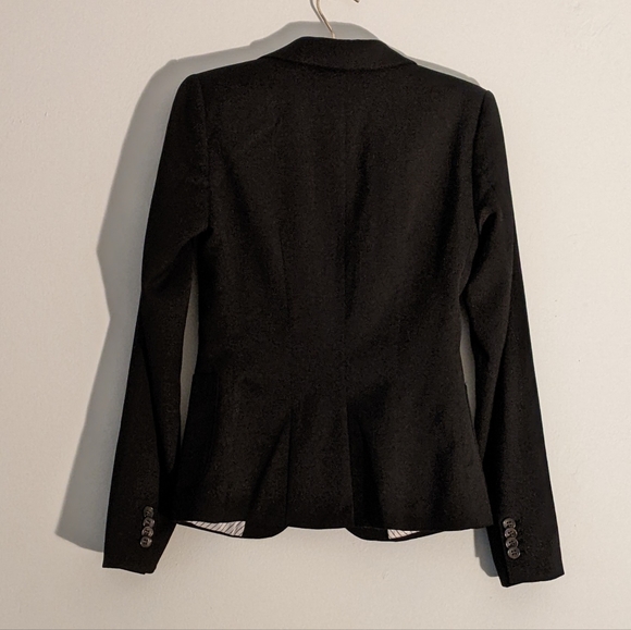 Forever 21 Black Blazer Size 4 - Picture 2 of 6